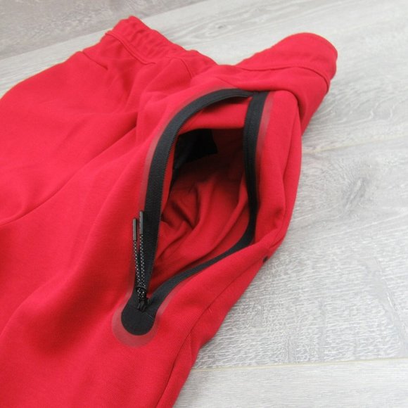 Nike Sportswear Tech Fleece Jogger Pants Men's Size XXL Gym Red NEW - Picture 6 of 12